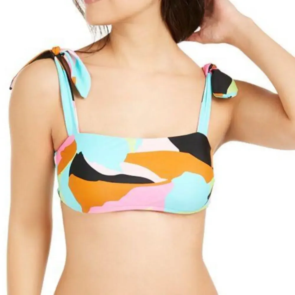 Hula Honey AQUA MARINE Bralette Bikini Swim Top